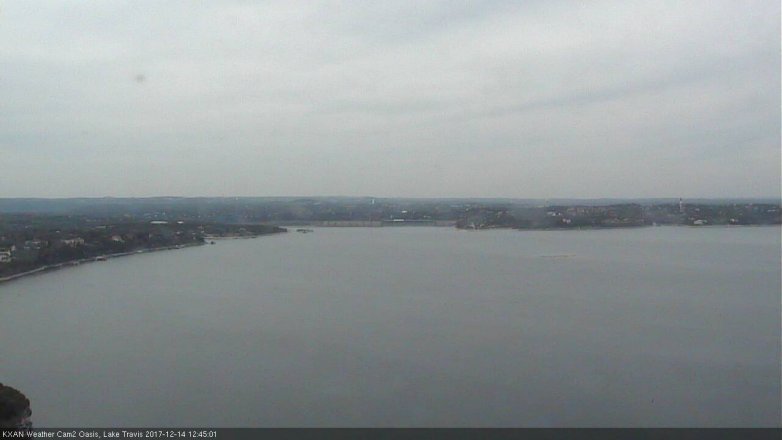 Lake Travis webcam, December 14, 2017 12:15 PM CT