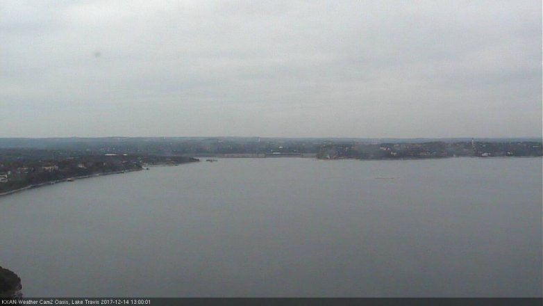 Lake Travis webcam, December 14, 2017 12:20 PM CT