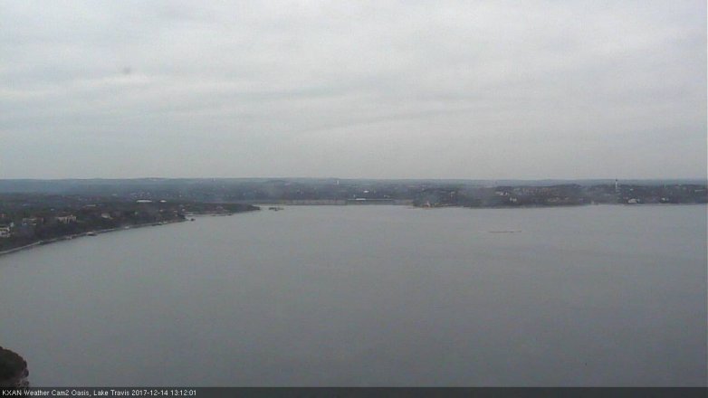 Lake Travis webcam, December 14, 2017 12:25 PM CT