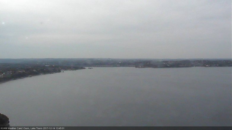 Lake Travis webcam, December 14, 2017 1:00 PM CT