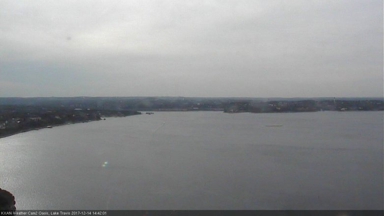 Lake Travis webcam, December 14, 2017 2:05 PM CT