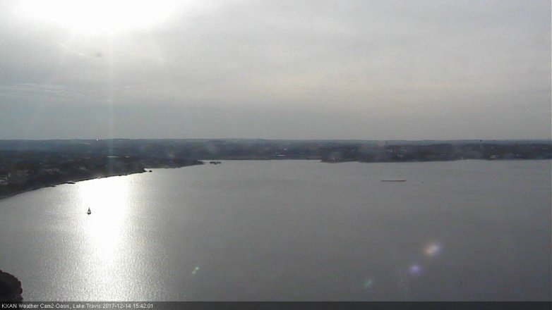Lake Travis webcam, December 14, 2017 2:50 PM CT