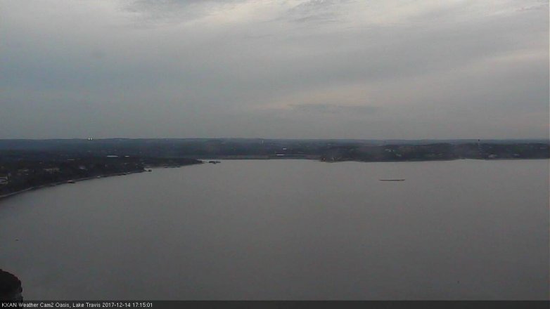 Lake Travis webcam, December 14, 2017 4:25 PM CT