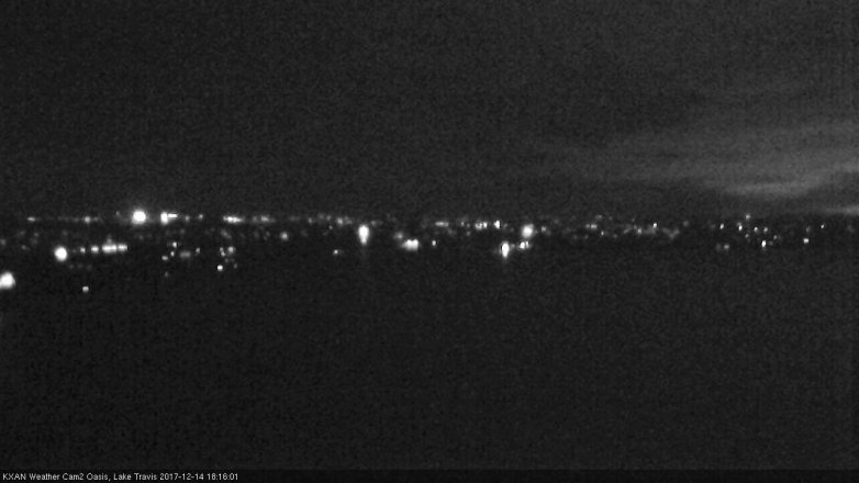 Lake Travis webcam, December 14, 2017 5:30 PM CT