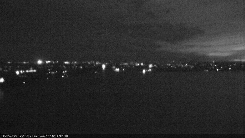 Lake Travis webcam, December 14, 2017 5:35 PM CT