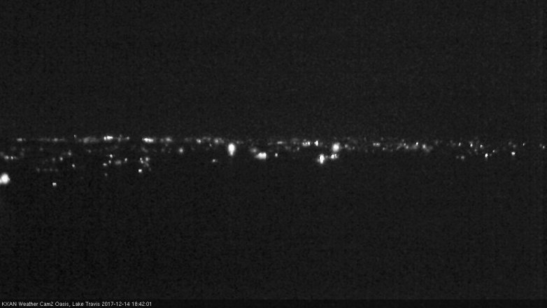 Lake Travis webcam, December 14, 2017 6:05 PM CT
