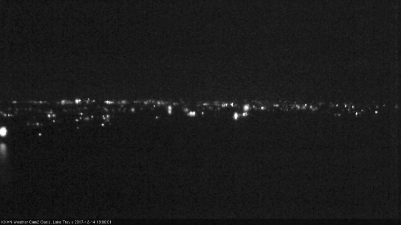 Lake Travis webcam, December 14, 2017 6:20 PM CT