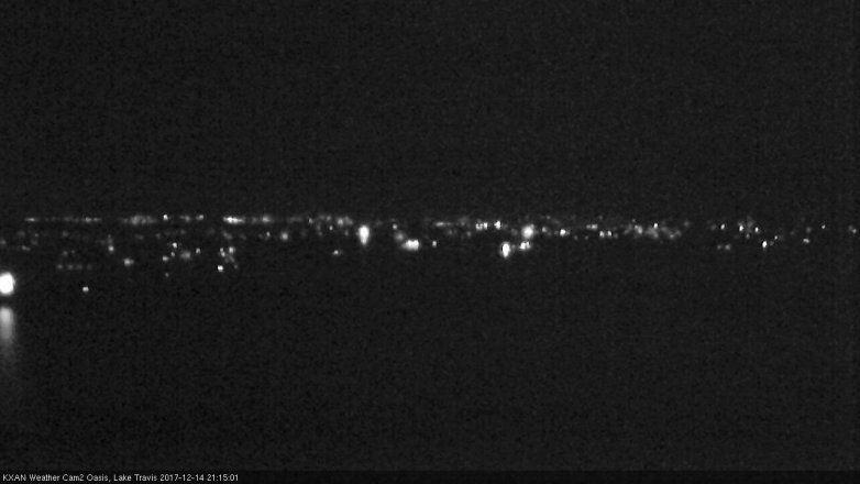 Lake Travis webcam, December 14, 2017 8:20 PM CT