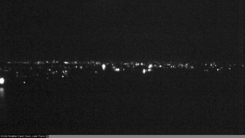 Lake Travis webcam, December 14, 2017 10:10 PM CT