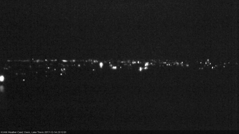 Lake Travis webcam, December 14, 2017 10:35 PM CT