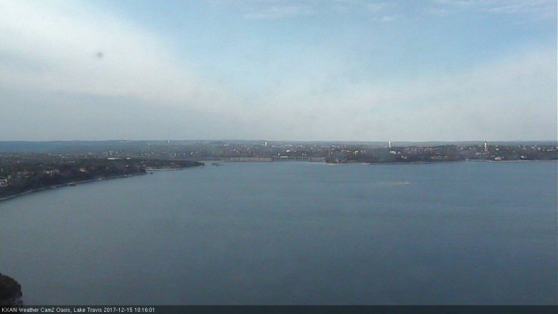 Lake Travis webcam, December 15, 2017 9:35 AM CT