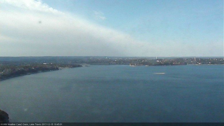 Lake Travis webcam, December 15, 2017 9:50 AM CT