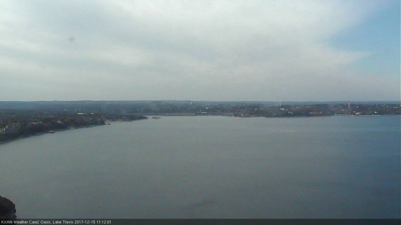 Lake Travis webcam, December 15, 2017 10:15 AM CT