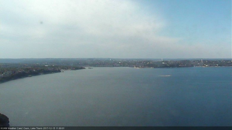 Lake Travis webcam, December 15, 2017 10:20 AM CT