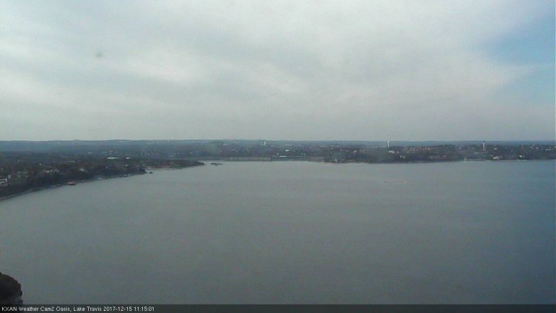 Lake Travis webcam, December 15, 2017 10:25 AM CT