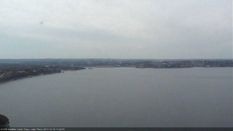 Lake Travis webcam, December 15, 2017 10:45 AM CT