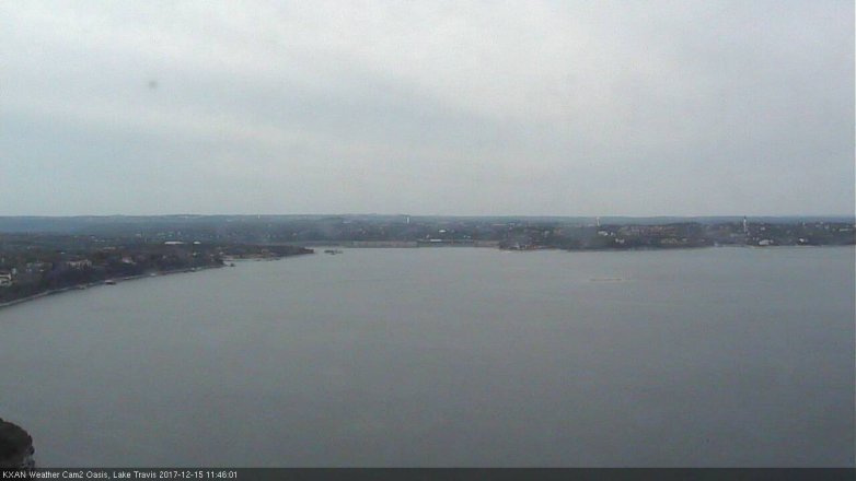 Lake Travis webcam, December 15, 2017 11:15 AM CT