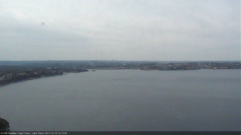 Lake Travis webcam, December 15, 2017 11:35 AM CT