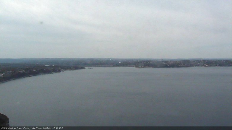Lake Travis webcam, December 15, 2017 11:40 AM CT