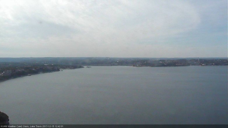 Lake Travis webcam, December 15, 2017 11:55 AM CT