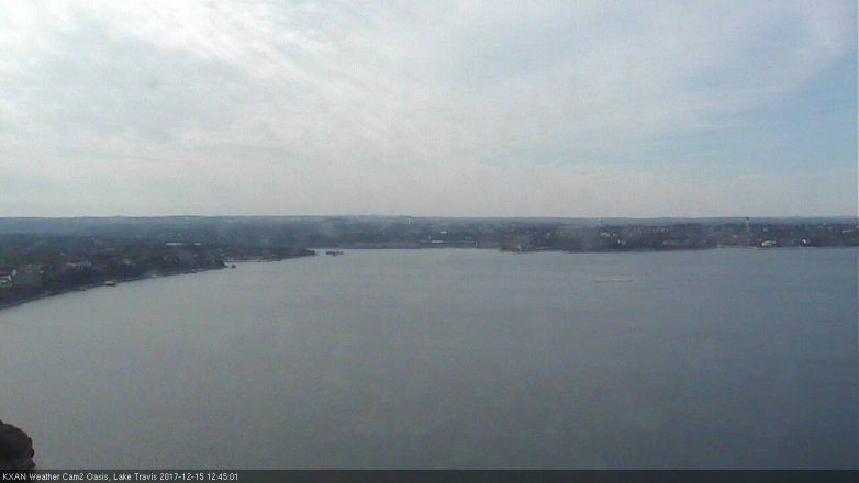 Lake Travis webcam, December 15, 2017 12:00 PM CT