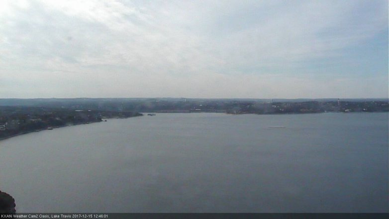 Lake Travis webcam, December 15, 2017 12:05 PM CT