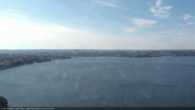 Lake Travis webcam, December 15, 2017 12:20 PM CT