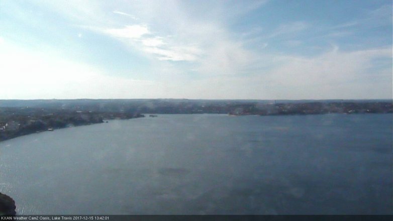 Lake Travis webcam, December 15, 2017 1:00 PM CT