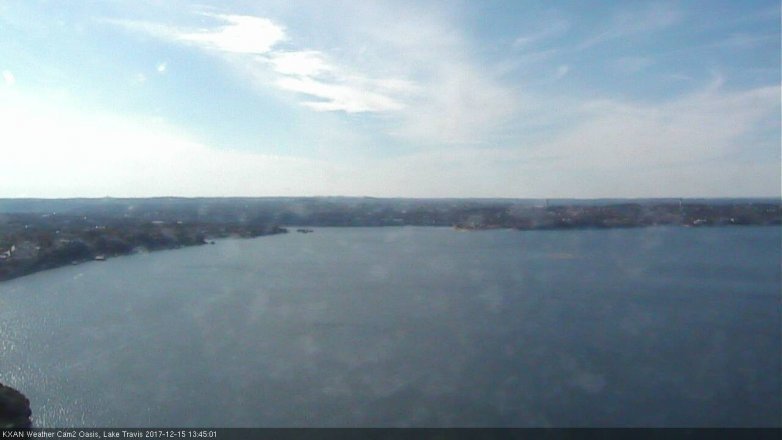 Lake Travis webcam, December 15, 2017 1:15 PM CT
