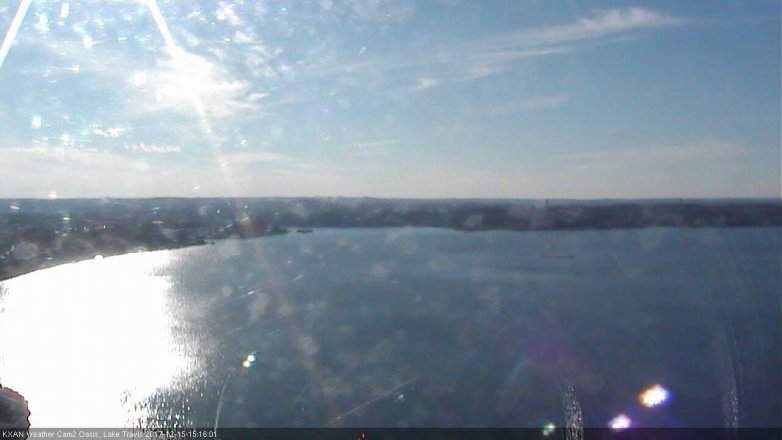 Lake Travis webcam, December 15, 2017 2:40 PM CT