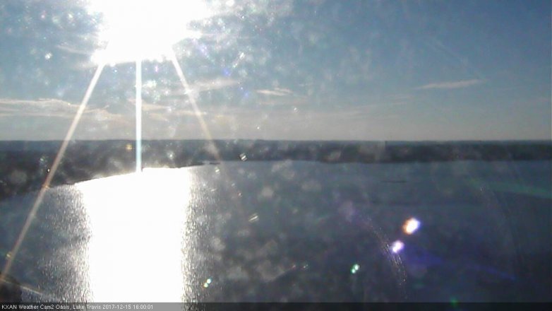 Lake Travis webcam, December 15, 2017 3:05 PM CT