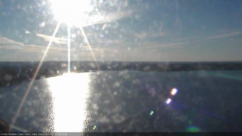 Lake Travis webcam, December 15, 2017 3:30 PM CT