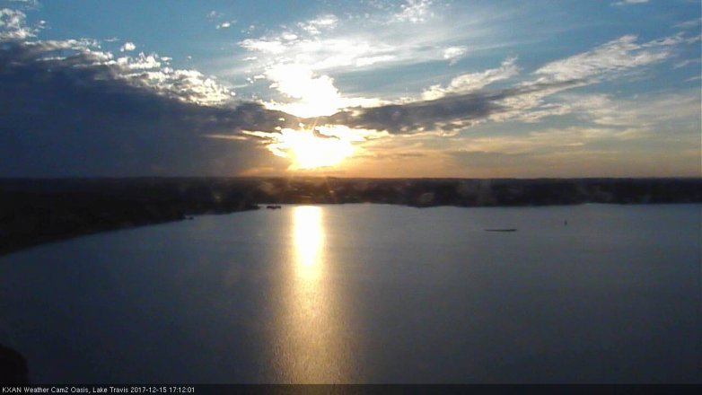 Lake Travis webcam, December 15, 2017 4:30 PM CT
