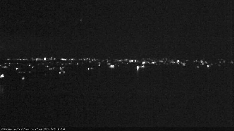 Lake Travis webcam, December 15, 2017 6:10 PM CT