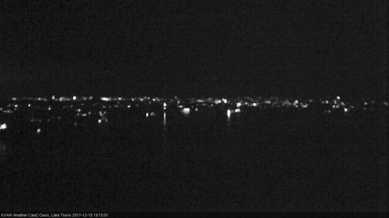 Lake Travis webcam, December 15, 2017 6:35 PM CT