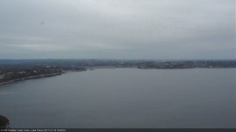 Lake Travis webcam, December 16, 2017 10:00 AM CT
