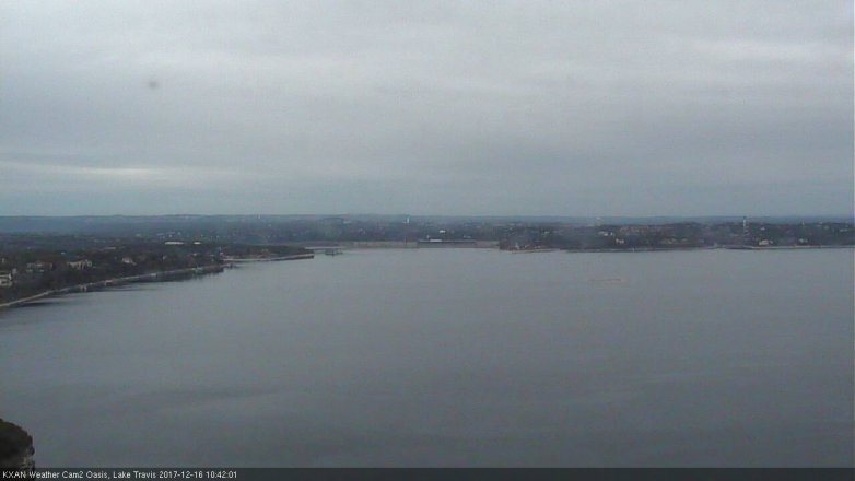 Lake Travis webcam, December 16, 2017 10:10 AM CT