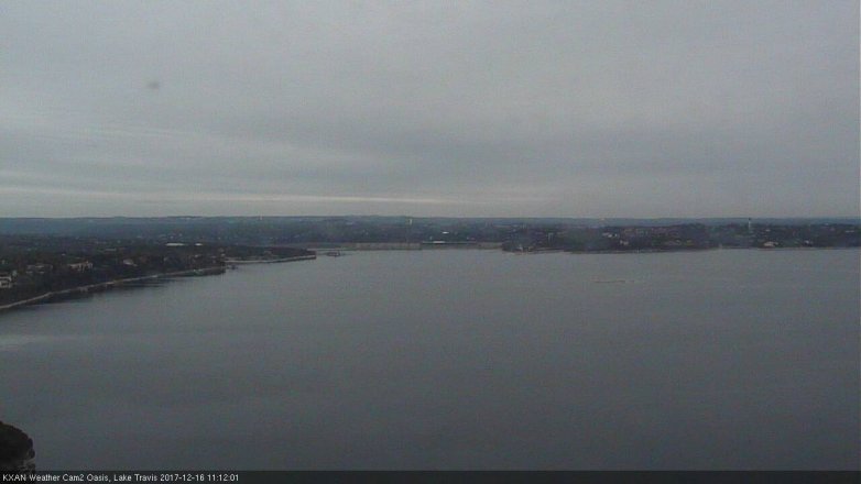 Lake Travis webcam, December 16, 2017 10:35 AM CT