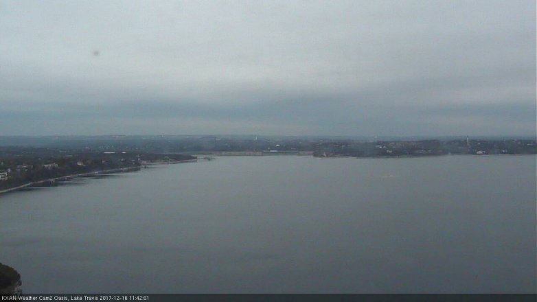 Lake Travis webcam, December 16, 2017 10:50 AM CT