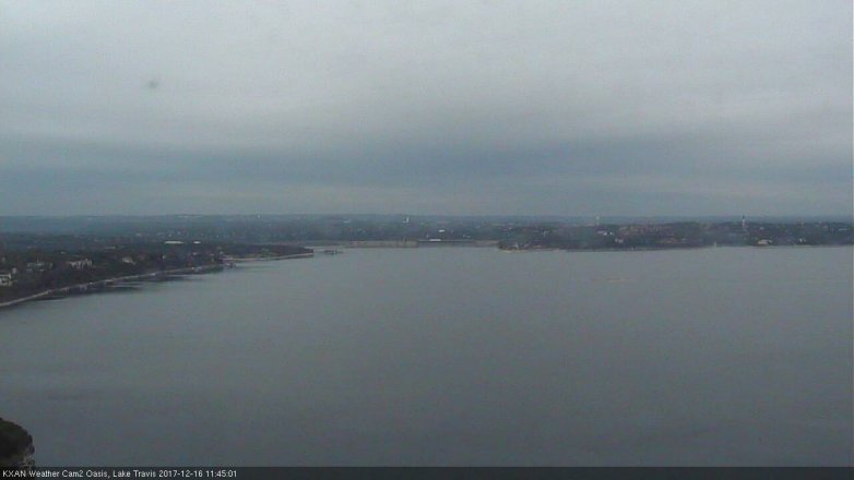 Lake Travis webcam, December 16, 2017 10:55 AM CT