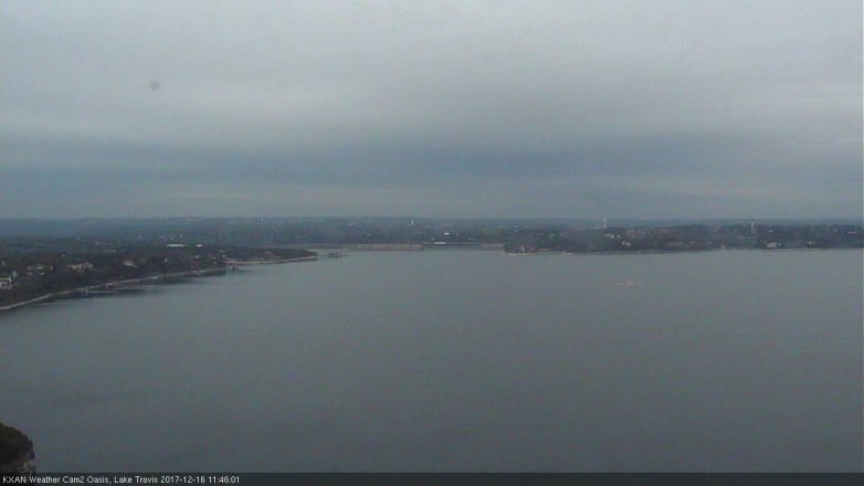 Lake Travis webcam, December 16, 2017 11:05 AM CT