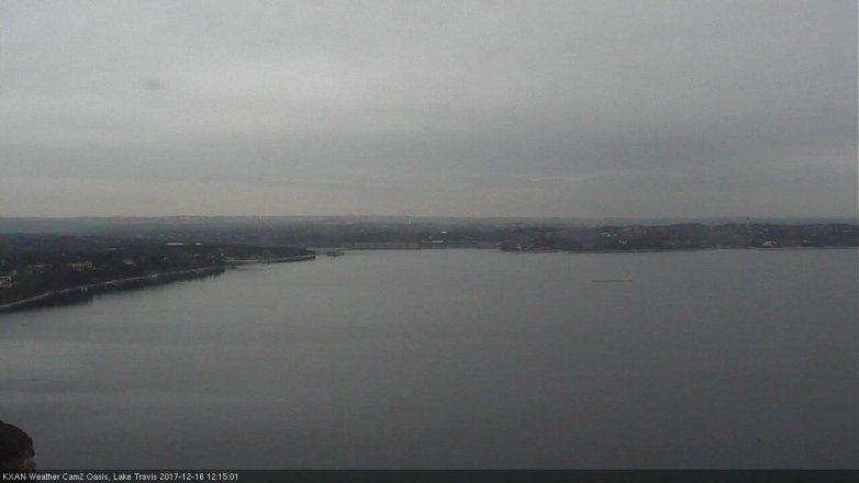 Lake Travis webcam, December 16, 2017 11:30 AM CT