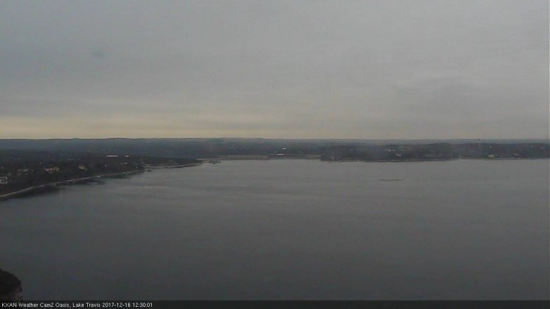 Lake Travis webcam, December 16, 2017 11:55 AM CT