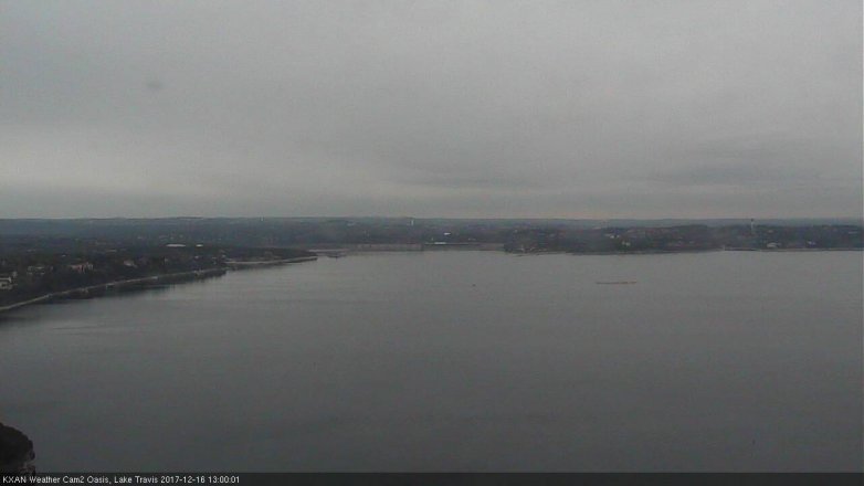 Lake Travis webcam, December 16, 2017 12:05 PM CT