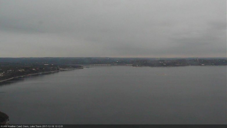 Lake Travis webcam, December 16, 2017 12:25 PM CT