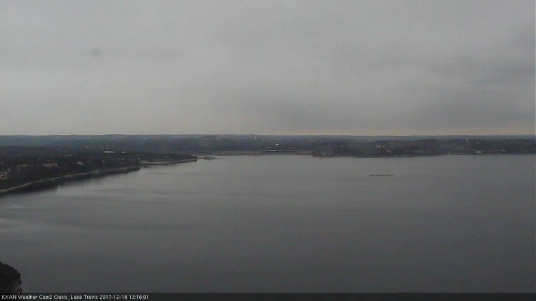 Lake Travis webcam, December 16, 2017 12:35 PM CT