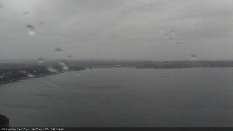 Lake Travis webcam, December 16, 2017 1:15 PM CT