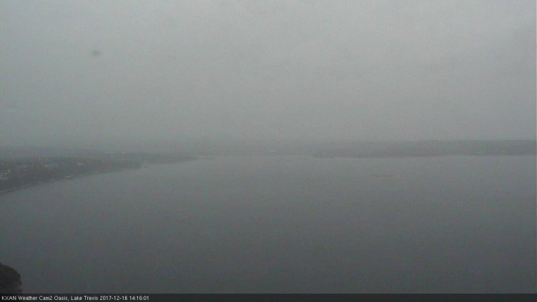 Lake Travis webcam, December 16, 2017 1:40 PM CT