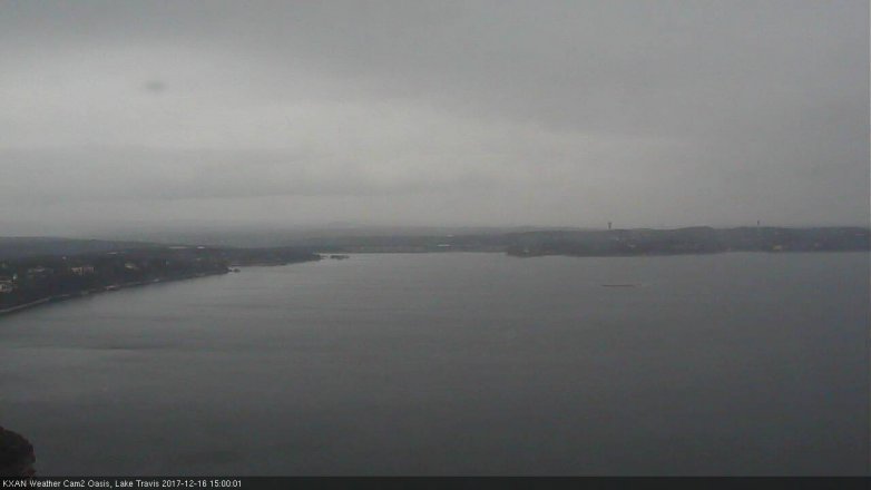 Lake Travis webcam, December 16, 2017 2:15 PM CT
