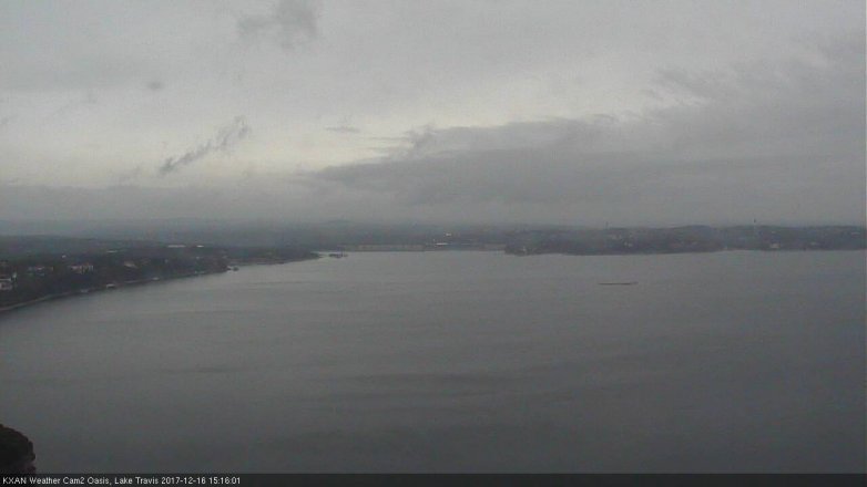 Lake Travis webcam, December 16, 2017 2:25 PM CT